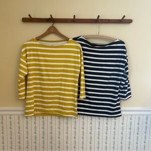 BUNDLE OF 2 BRAND NEW WOT Nike Striped Golf Tops (Size S)